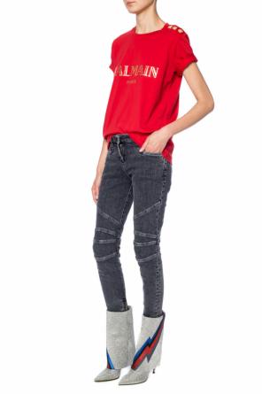 Logo-printed t-shirt, zdjęcie 2 Logo-printed t-shirt od Balmain